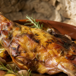 Ternasco de Aragón asado al horno — Restaurante Casa Agustín
