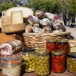 Mercado productos gastronómicos aragoneses — Restaurante Casa Agustín
