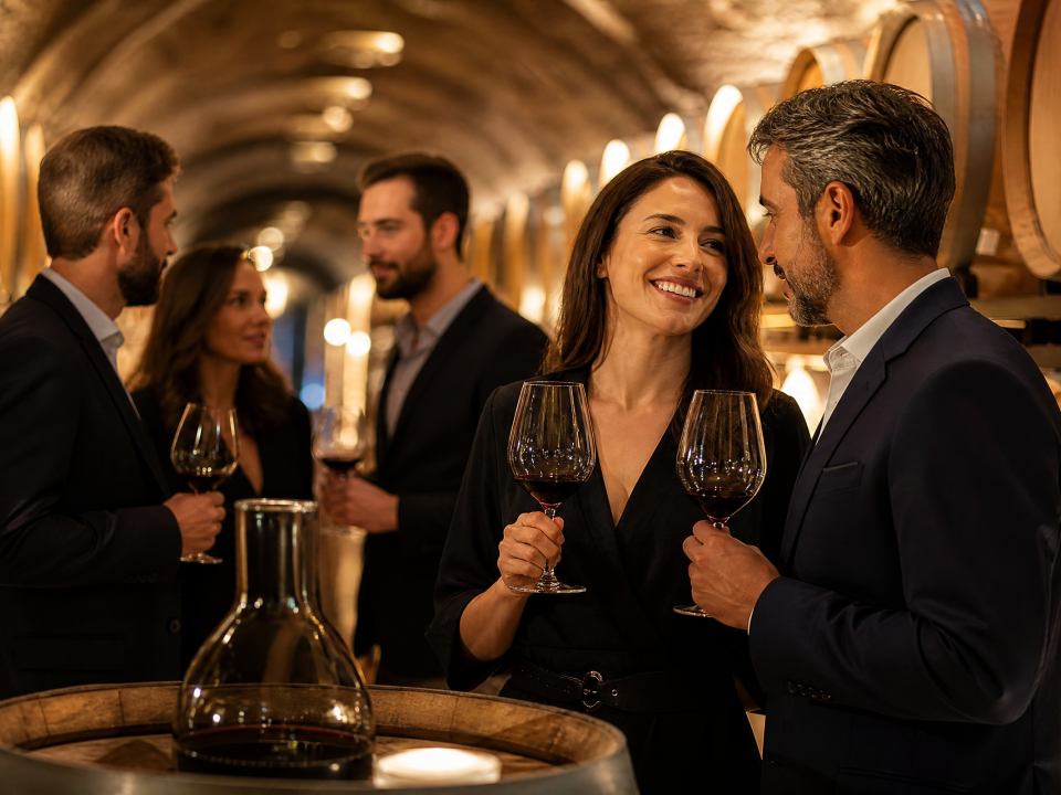 Enoturismo bodega aragonesa degustación vinos — Restaurante Casa Agustín